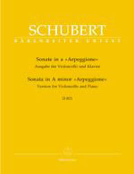 Image de SCHUBERT SONATE A MIN D821 ARPEGGIONE Violoncelle Piano