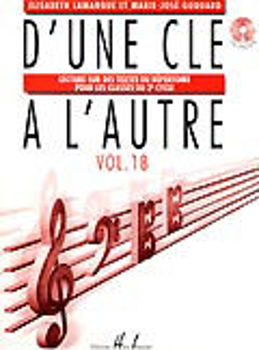 Image de LAMARQUE D'UNE CLE A V1B +CD Formation Musicale
