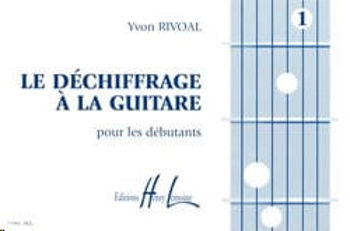 Image de RIVOAL DECHIFFRAGE A LA GUITARE N°1 Guitare Classique