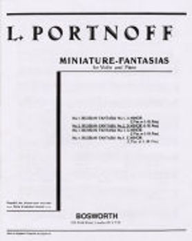 Image de PORTNOFF Fantaisie Russe en ré min N°2 Violon /piano