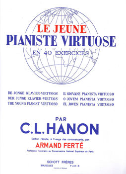 Image de HANON Le Jeune Pianiste Virtuose 40 exercices Piano
