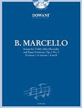 Image de MARCELLO B. SONATA OP2 N2 +CDgratuit Flute a bec Alto