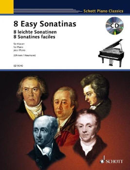 Image de HEUMANN 8 EASY SONATINAS +CD gratuit Piano