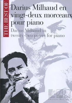 Image de MILHAUD BEST OF MILHAUD 22 PIECES Pour Piano