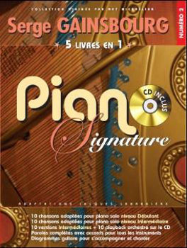 Image de GAINSBOURG PIANO SIGNATURE V2 +CD Gratuit