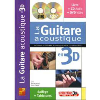 Picture of Guitare Acoustique En 3D DEVIGNAC E. +CD+DVD gratuits
