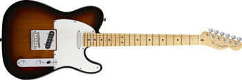 Picture of Guitare Electrique FENDER American Standard TELE Mapple 3 Tone Sunburst +ETUI D/