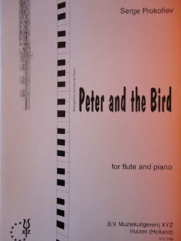 Image de PROKOFIEV PETER AND THE BIRD Flûte Traversière Piano