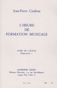 Image de COULEAU HEURE DE FORMATION MUSICALE Préparatoire VOL1 Livre de L'élève
