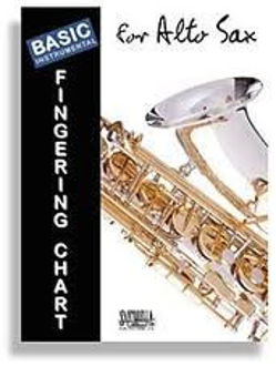Picture of BASIC FINGERING CHART FOR ALTO SAX Saxophone Alto
