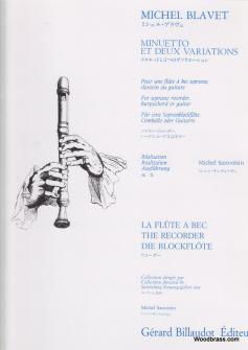 Picture of BLAVET MINUETTO ET DEUX VARIATIONS Flûte à Bec et Piano