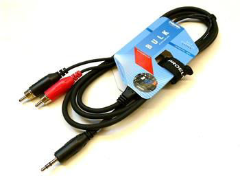 Image de Cable Audio 2RCA ML 1plug ml st 03m