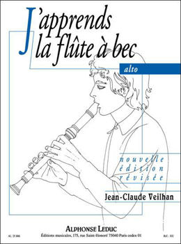 Image de VEILHAN J'APPRENDS LA Flute a bec alto
