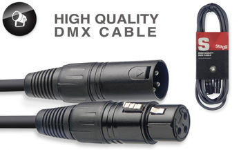 Image de Cable Lumière DMX 05M XLR/XLR 3 Broches