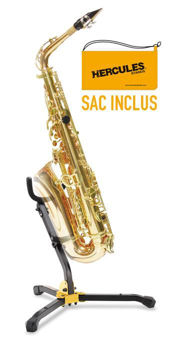 Image de Support Saxophone Alto/Ténor HERCULES +housse