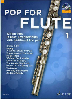 Image de POP FOR FLUTE V1 12 Titres Flûte Traversière +Audios en ligne