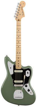Image de Guitare Electrique FENDER American Pro JAGUAR Antique Olive +Etui D/