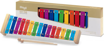Picture of METALLOPHONE 15 LAMES Couleurs Rainbow +2 Mailloches