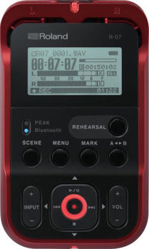 Picture of Enregistreur Numerique ROLAND R-07 Ultra Portable Rouge