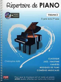 Image de REPERTOIRE DE PIANO VOL 2 C.ASTIE + AIDES AUDIO