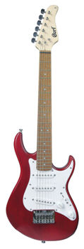 Image de Guitare Electrique Junior CORT G100 Rouge Open Pore
