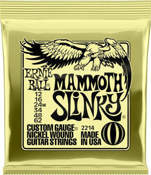 Picture of JEU Cordes electrique ERNIE BALL Mammoth Slinky 012-062 (12-16-24w-34-48-62)