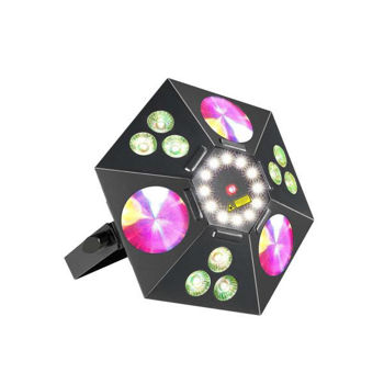 Image de Effet Lumineux POWER Multi Effets 4 EN 1 LED METEOR IX Wash Flower-Beam Laser Strobe