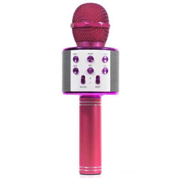 Image de Micro Karaoke Bluetooth, HP, MP3 Rose