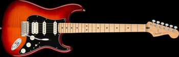 Image de Guitare Electrique FENDER Serie Player STRAT HSS Plus top Aged Cherry Burst