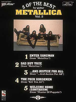 Picture of METALLICA 5 OF THE BEST FOR GUITAR VOL 2 Guitare Tablatures