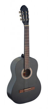 Image de Guitare Classique 4/4 STAGG Tilleul Noir Mat