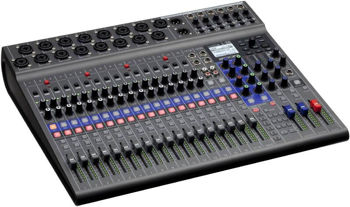 Image de Table de Mixage Numerique ZOOM LiveTrack L-20 Façade et Retour & Enregistrement