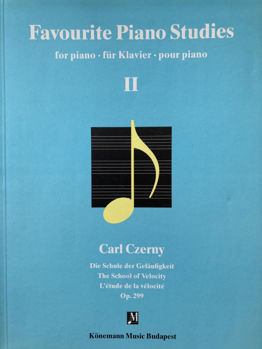 Image de CZERNY FAVOURITE PIANO STUDIES VOL2 ECOLE DE LA VELOCITE OP299