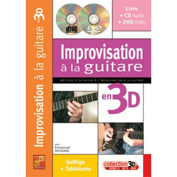 Image de DEVIGNAC IMPRO A LA GUIT EN 3D+CD+DVD(gratuits)