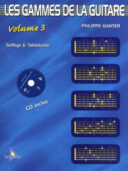 Image de LES GAMMES DE LA GUITARE V3 +CDgratuit GANTER Tablature