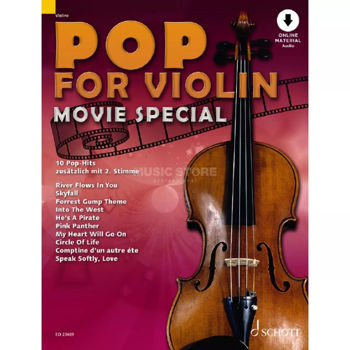 Picture of POP FOR VIOLIN MOVIE +Audios en ligne Violon