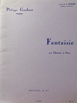 Image de GAUBERT FANTAISIE Clarinette et Piano