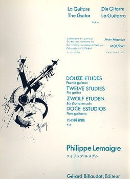 Picture of LEMAIGRE P. 12 ETUDES Guitare Classique
