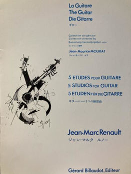 Picture of RENAULT J.M. 5 ETUDES Guitare Classique