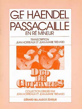 Image de HAENDEL G.F PASSACAILLE Guitare Classique