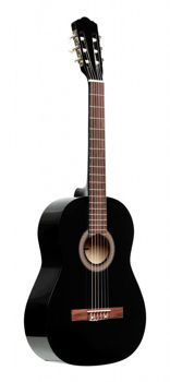 Image de Guitare Classique 4/4 STAGG noir brillant
