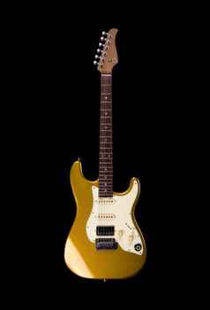 Image de Guitare Electrique GTRS Avec Effets Integres MOOER Standard S800 Gold + Housse