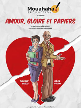 Picture of AMOUR GLOIRE ET PAPIERS | Samedi 03 Juin 2023 - 19h00 | Repas (28€) + Comédie (27€) = 55€