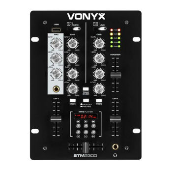 Image de Table de Mixage DJ VONYX 2 canaux USB/MP3 STM-2300