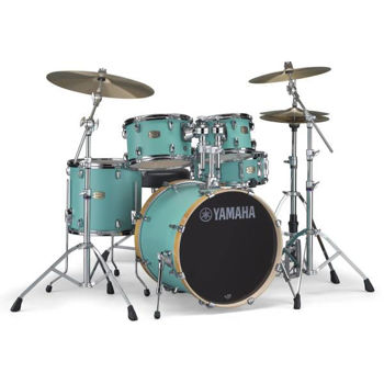 Picture of Batterie Acoustique 22" YAMAHA STAGE CUSTOM BIRCH Surf Green avec Pack HW780