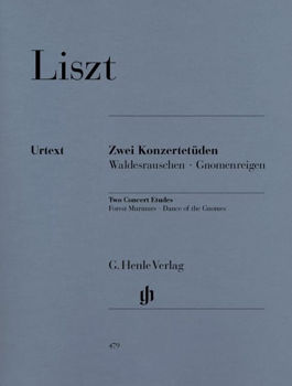 Image de LISZT ETUDES DE CONCERT 2 HENLE Piano